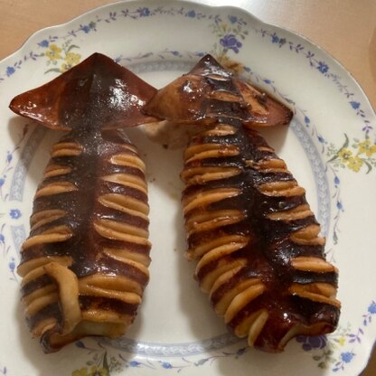 美味しくできました。コロナなので屋台のイカ焼き食べられない、と急に思い食べたくなって作りました。